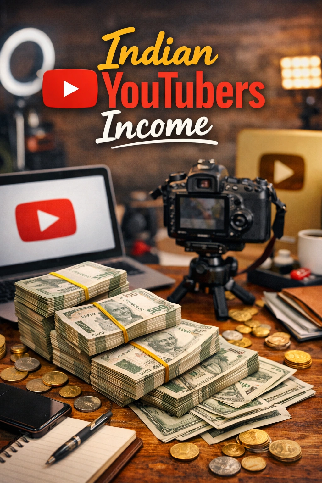 Indian Youtubers Income